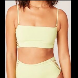 L*space kit bikini top